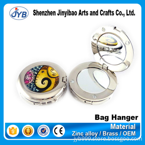 high quality foldable fashion women gift hook female bag hanger